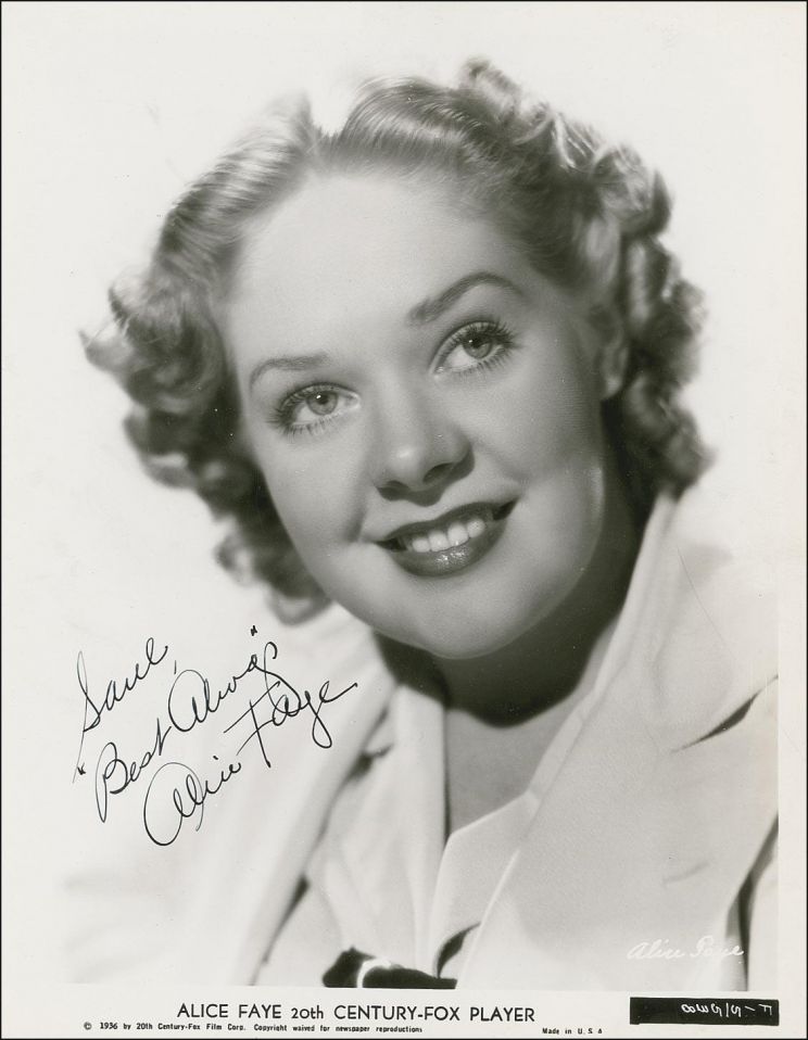 Alice Faye