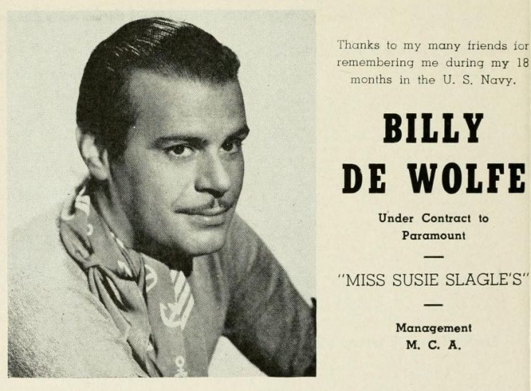 Billy De Wolfe