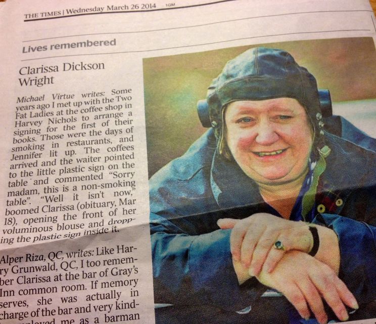 Clarissa Dickson Wright