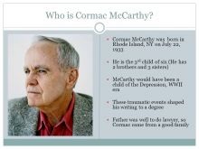 Cormac McCarthy