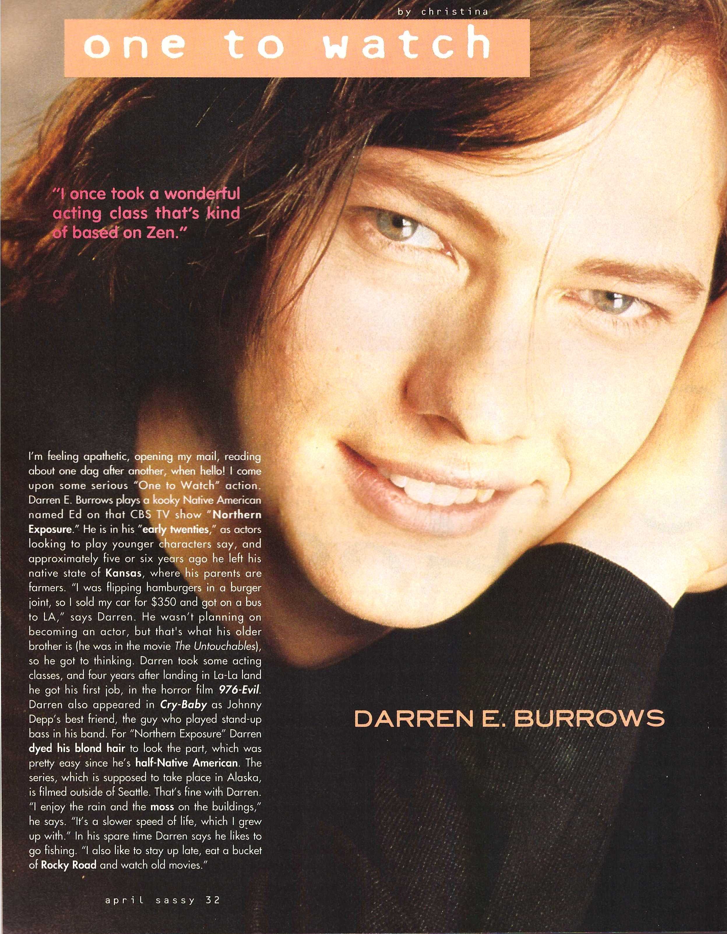 Darren E. Burrows Young: Secrets To Success