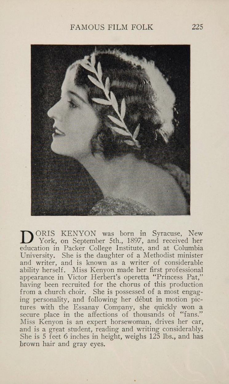 Doris Kenyon