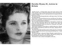 Dorothy Hyson