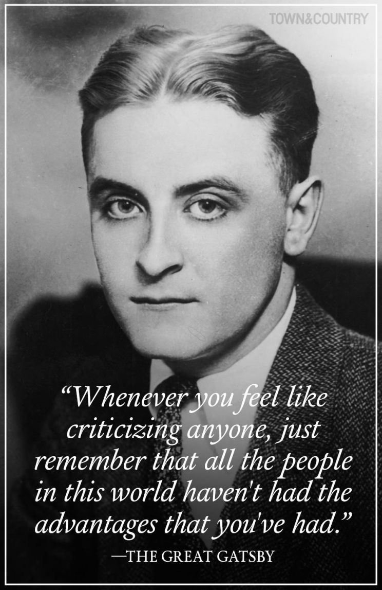 F. Scott Fitzgerald