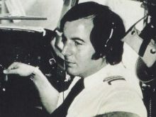 Frank Abagnale in cockpit as pilot