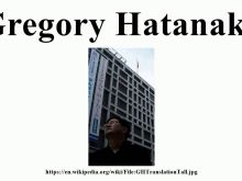 Gregory Hatanaka