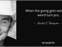 Hunter S. Thompson