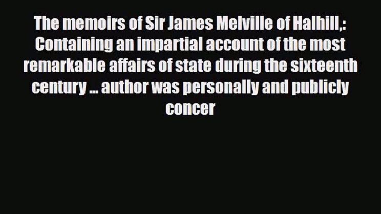 James Melville