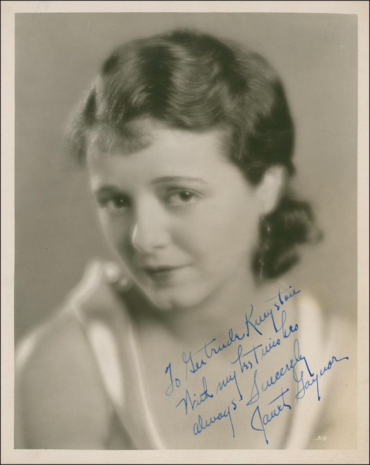 Janet Gaynor