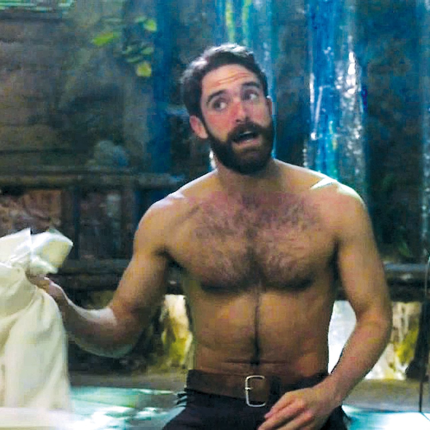 David Muir Shirtless