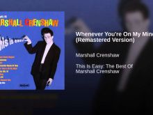 Marshall Crenshaw