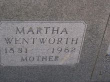 Martha Wentworth
