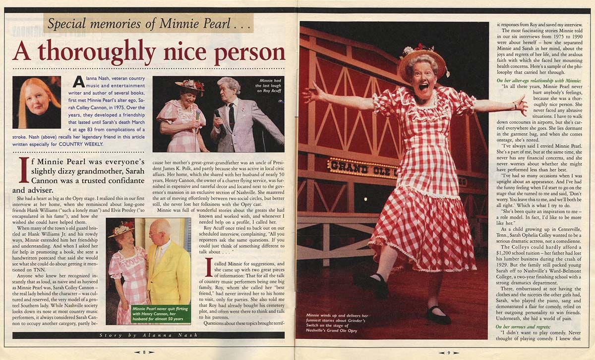 Pictures of Minnie Pearl