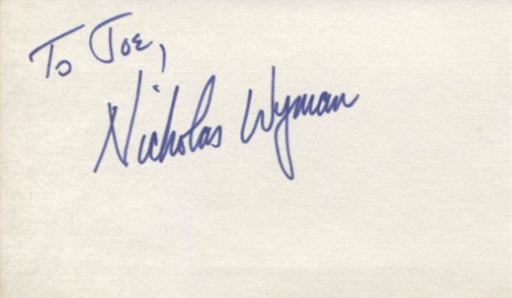 Nicholas Wyman