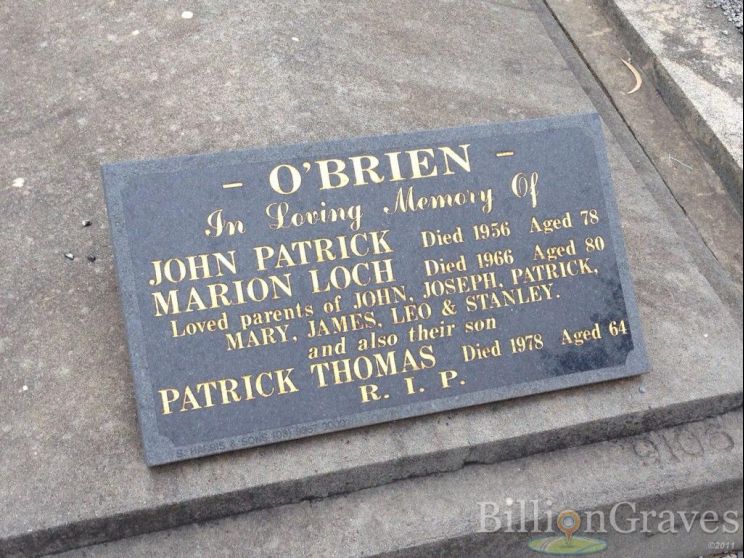 Patrick Thomas O'Brien