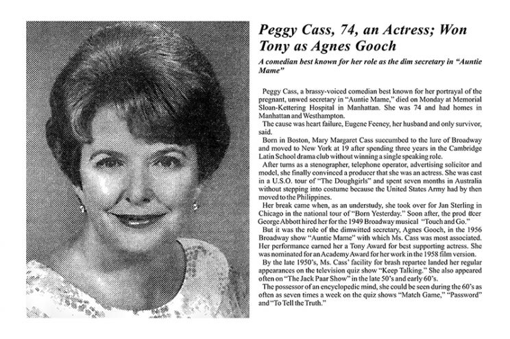 Peggy Cass