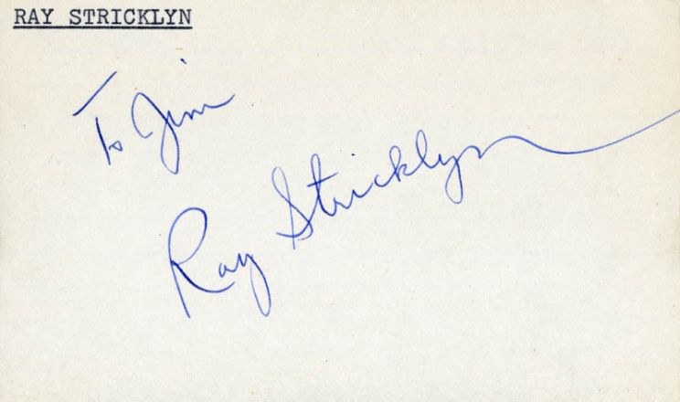 Ray Stricklyn