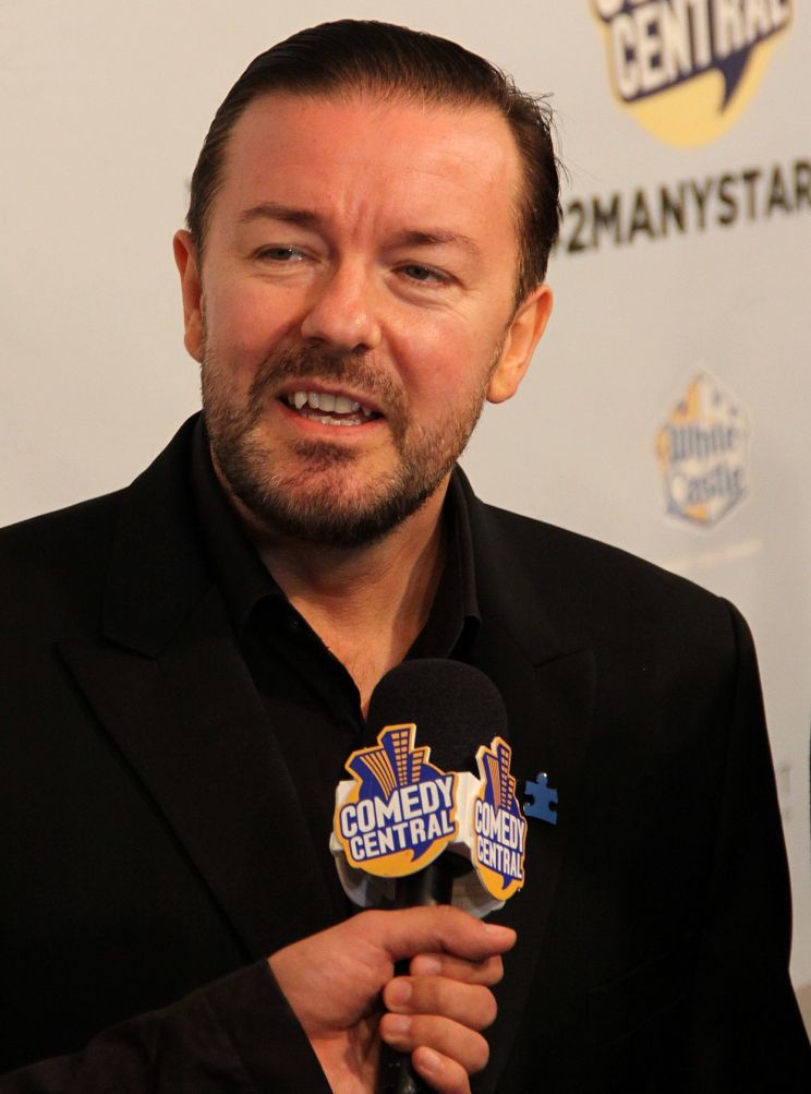 Ricky gervais s biography wall of celebrities