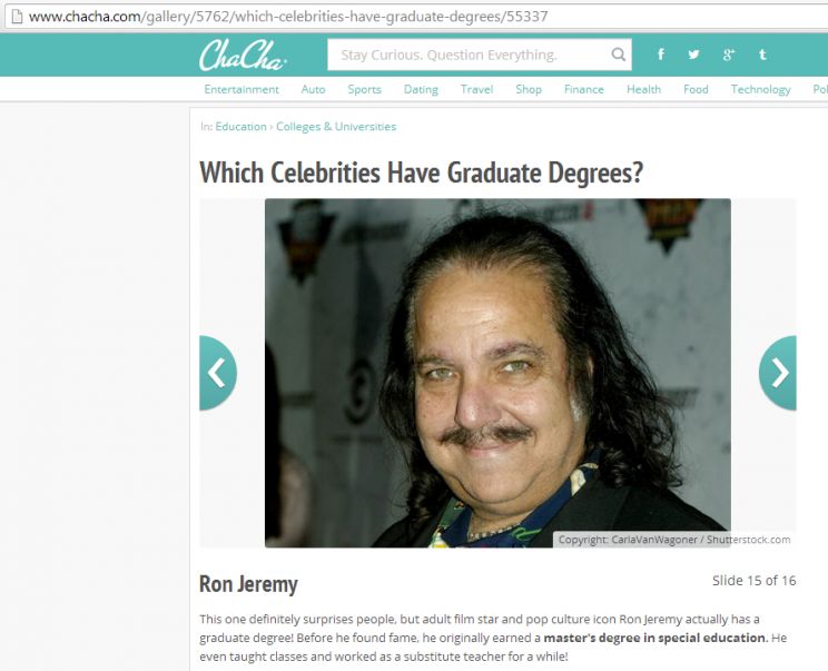 Ron Jeremy