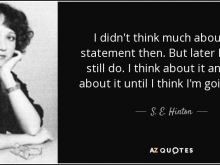 S.E. Hinton