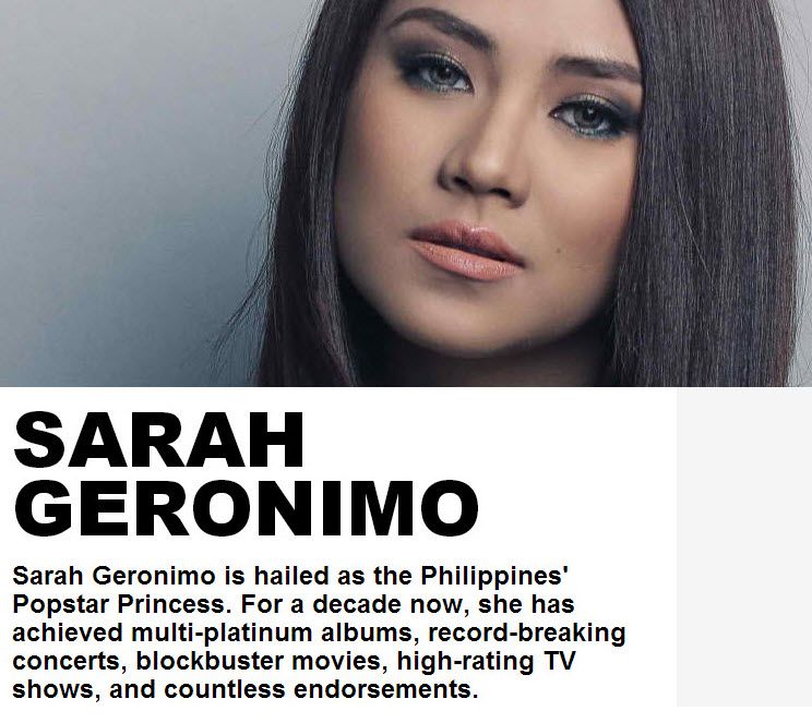 Sarah Geronimo