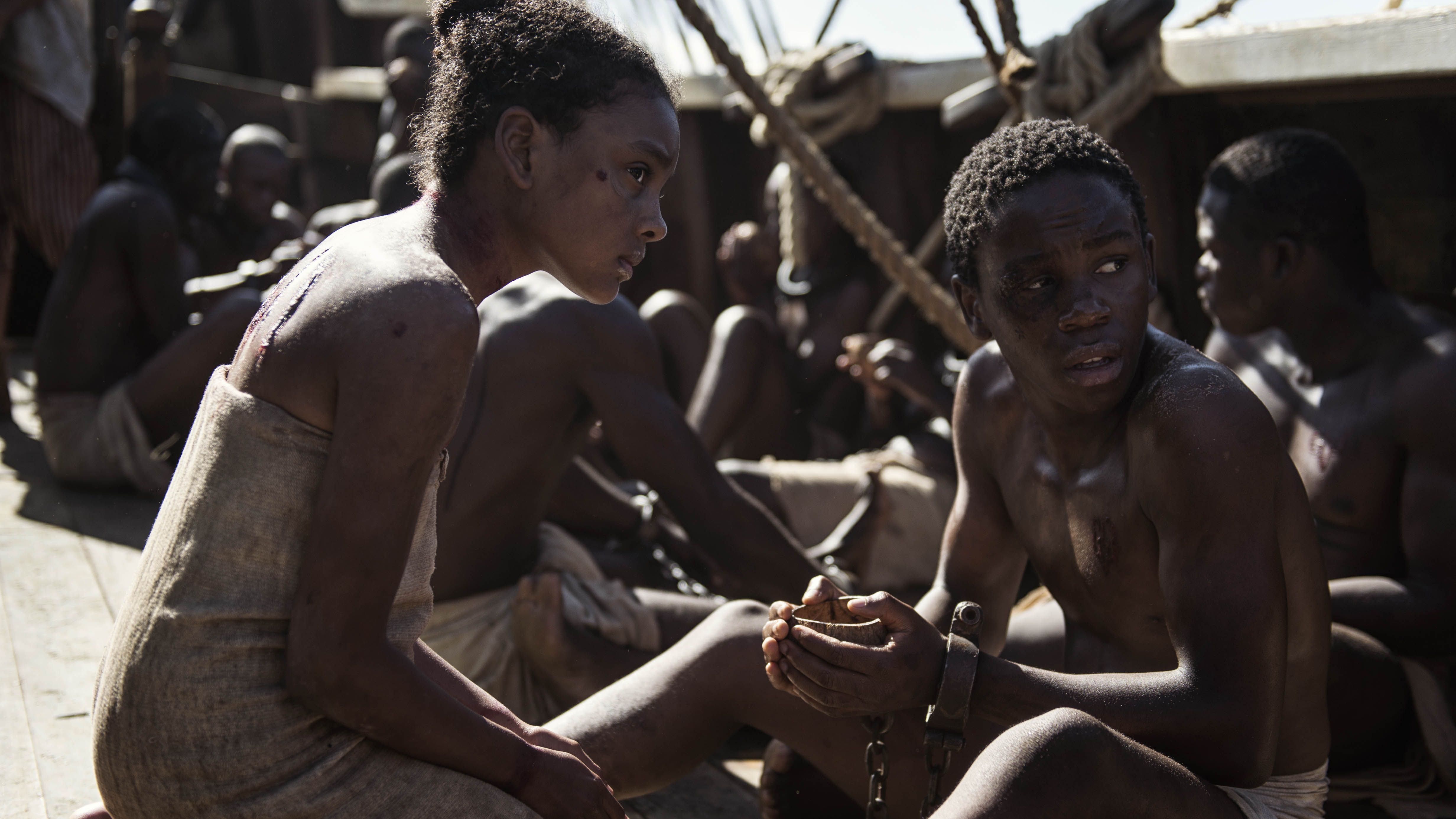 Negro перевод. Шэйлин Пьер-Диксон. Greg Bryk and Aunjanue Ellis in the book of negroes (2015.