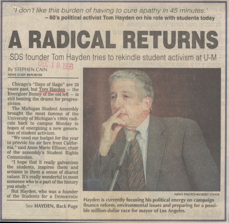 Tom Hayden