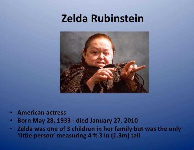 Zelda Rubinstein